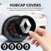 For Renault Megane 2 3 Twingo Clio Talisman Captur Car Accessories 4pcs New Car Wheel Center Hub Cap Rim Cover Emblem Sticker PP1
