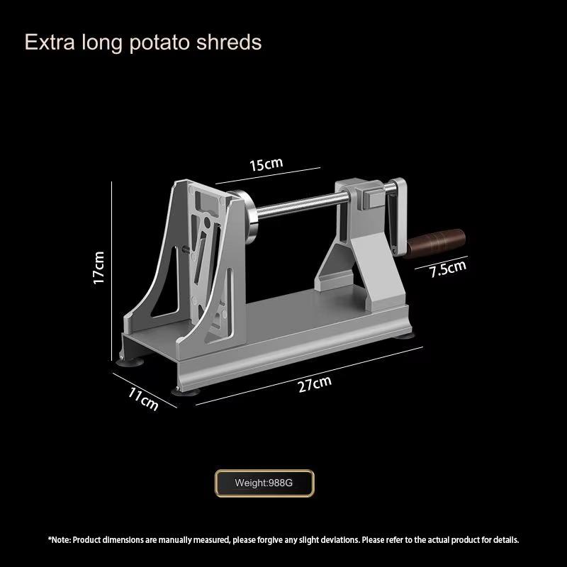 

Многофункциональная роторная овощерезка | Ручная спиральная нарезка для картофеля, моркови и многого другого | Легко измельчайте, нарезайте и натирайте Alloy