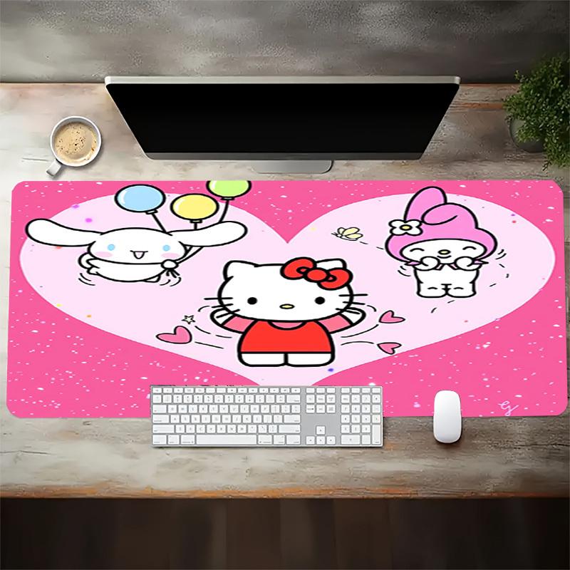1pc Hello Kitty Friends Heart Computer Pad with Vibrant Print, Mouse Pads for Desk 172