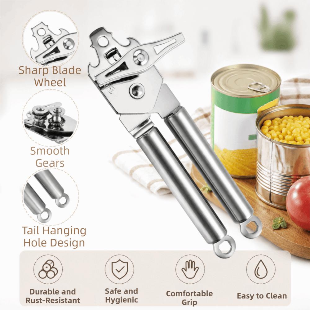 Ergonomic Handle Bottle Opener Compact Tin Can Opener Powerful Can Opener Wine Accessories