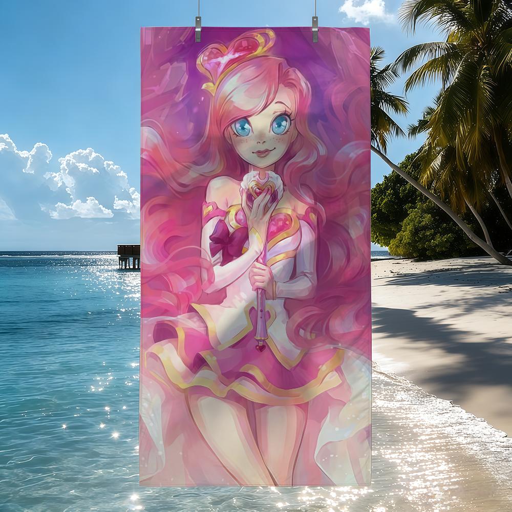 Cartoon LoliRock Handtücher – schnelltrocknende Strandtücher, geeignet für Schwimmbad, Camping, Yoga und Fitnessstudio