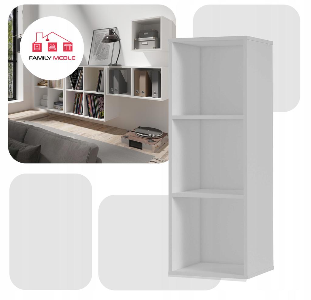 Shelf Bookcase Organizer Container Stand for Vinyl Records Binders Cubo 3