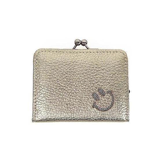 

[Salondo Alphard] Coin purse, purse, mini wallet, ladies, coin case, genuine leather, toad opening, purse, cute, popular, stylish, smile, Nico-chan,