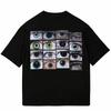 Eyes Printed Tshirt Casual Fashion Tshirt Oversized Cotton Tees Tops Streetwear Fitness Oneck T Shirt Men Clothing