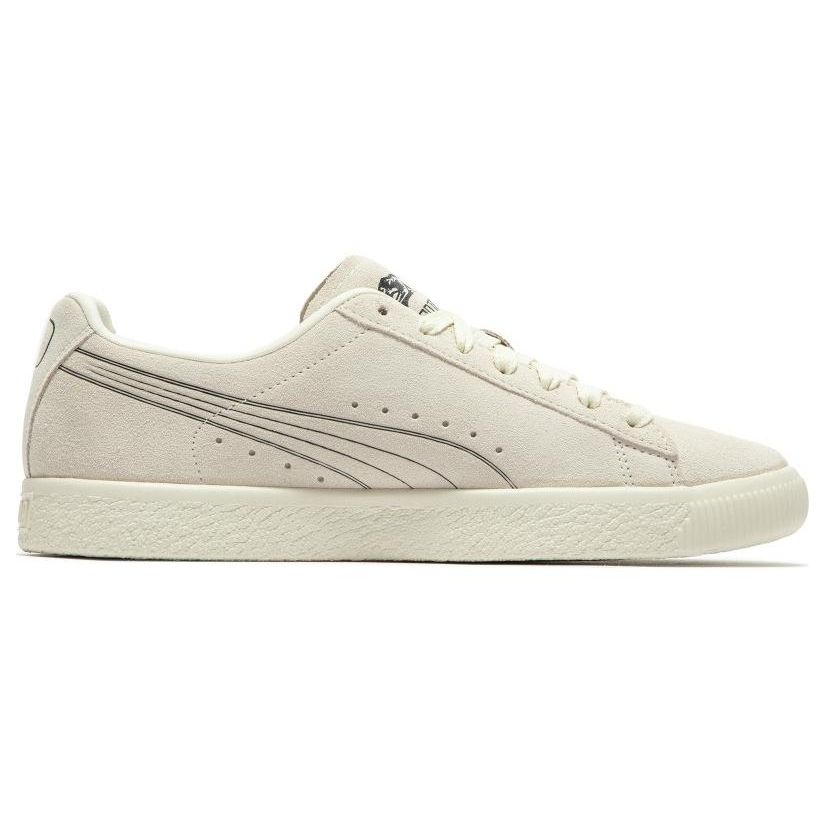 Puma Clyde No. 1 Frosted Ivory Unisex Sneakers Cream Smokey-Grey 389555-01