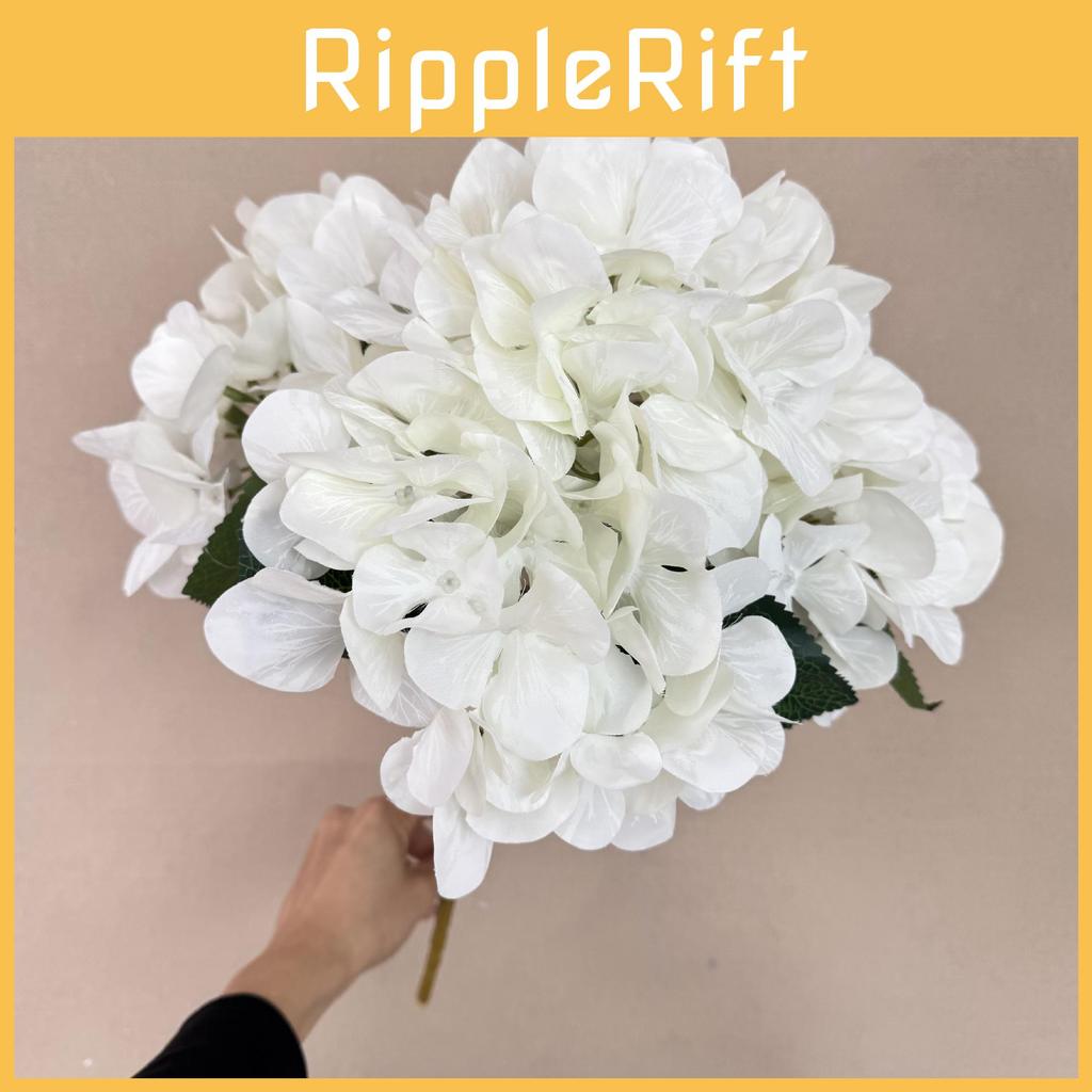 Hydrangea Flowers Silk Realistic Bouquet For Wedding Decor Photo Props Gift