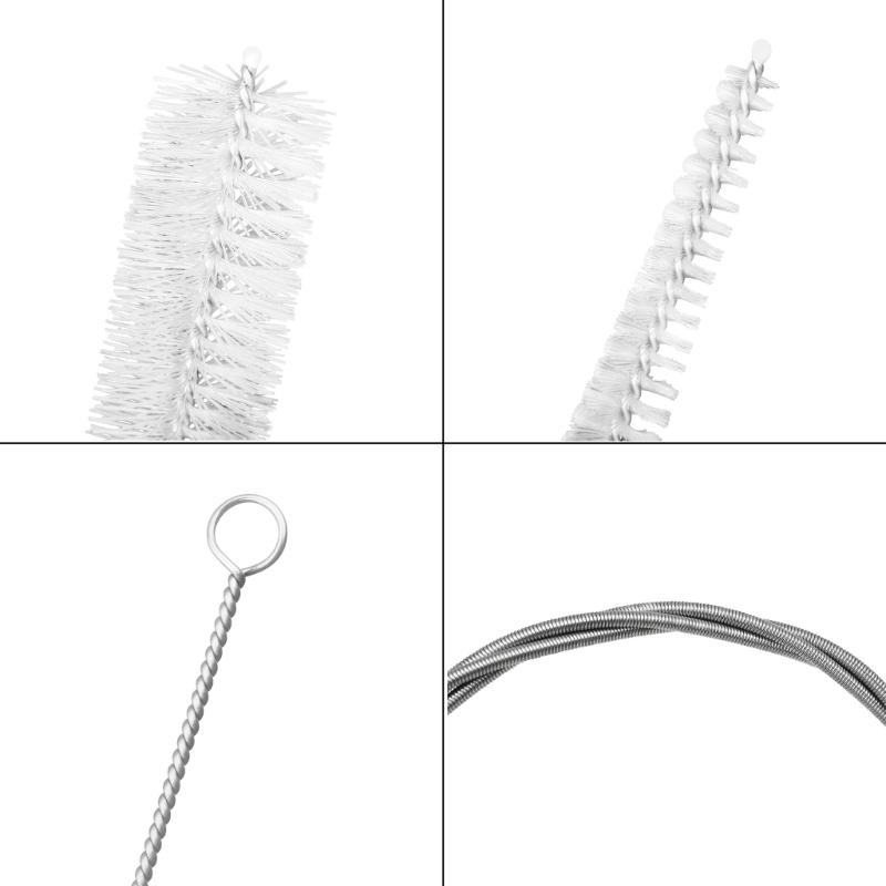 3Pcs Flexible Tube Cleaning Brush Trumpet Mouthpiece Brushes Brass Instrument Pipe Cleaner Tools Trombone Cleaning Kits