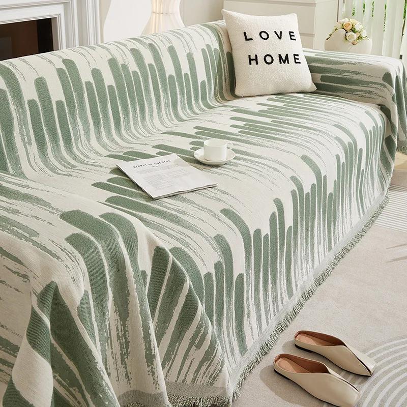 Prosop Sofă Universal Patru Anotimpuri Antiderapant Simplu Husă Sofă Pânză Pătură All-inclusive Anti-zgârieturi Pisici Husă Sofă Universală