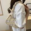 Large Capacity Sweet Canvas Bag Bow Lovely Tote Bag Korean Style Printing Shoulder Bag  Outdoor