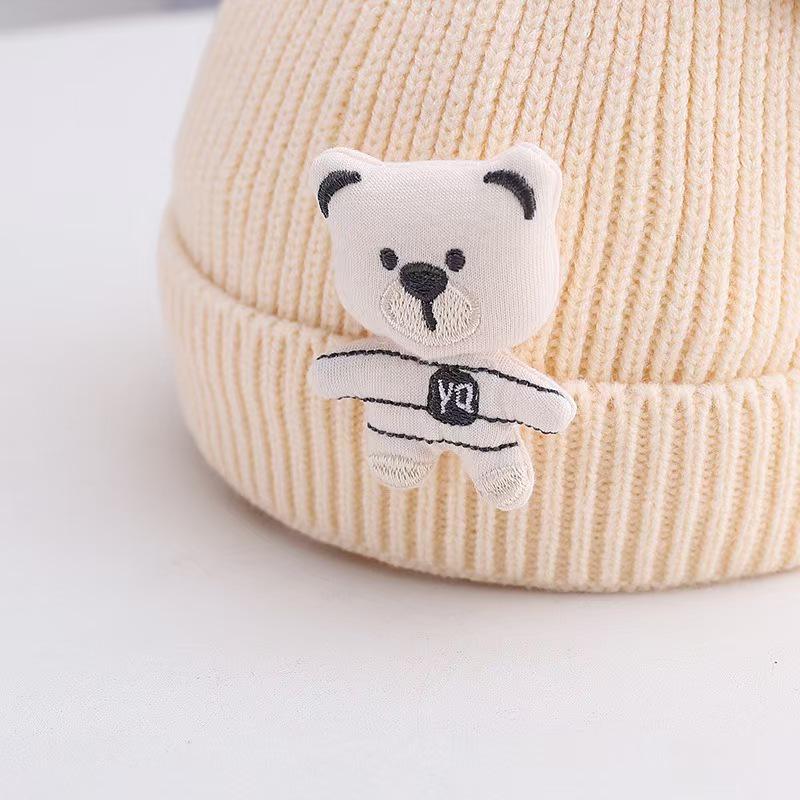 Căciuliță tricotată pentru bebeluși, stil coreean: Drăguț, Călduros și Rezistent la Vânt pentru Primăvară și Toamnă