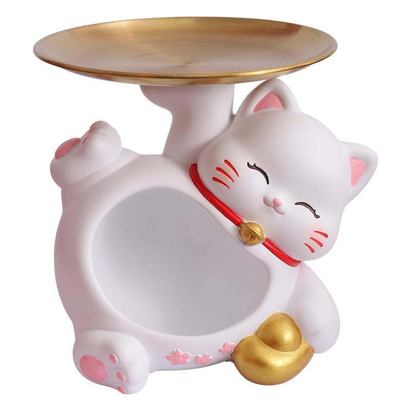 Národní Módní Špičková Třešňový Květ Kočičí Botník Vstupní Úložný Prostor na Klíče Ozdoby Obývací Pokoj Domácí Dekorace Ozdoby Řemesla