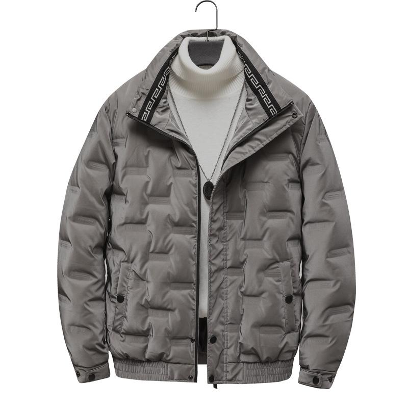 Winter New Down Jacket Men's Fashion Casual Stand-up Collar Down Jacket