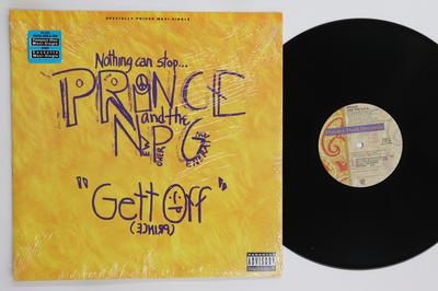12inch Record PRINCE  THE NEW POWER GENERATION  Gett Off  Violet The Organ Grinder 040138 PAISLEY PARK 1991 US SoulFunk Used