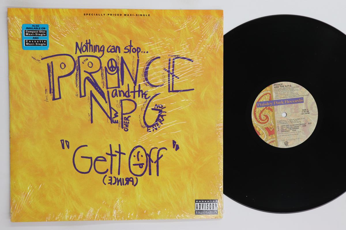 

12inch Record PRINCE THE NEW POWER GENERATION Gett Off Violet The Organ Grinder 040138 PAISLEY PARK 1991 US SoulFunk Used
