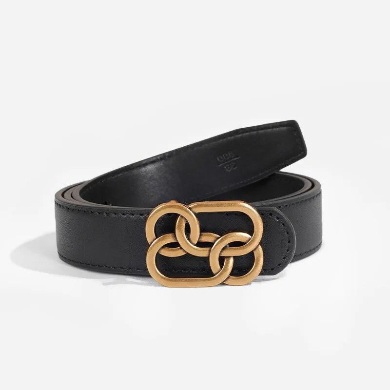 

Women s Cowhide Fashioable Simple Female Belt for women Decoration Design