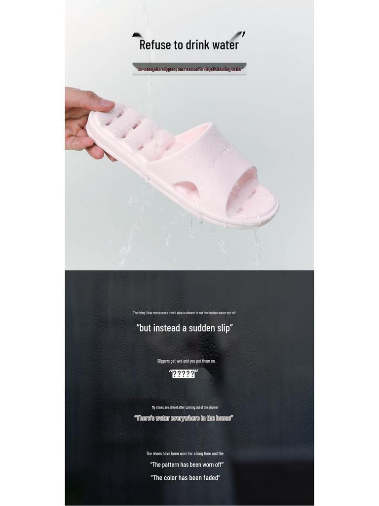 EVA Sommerpantoffeln: Weiches, Desodorierendes, Atmungsaktives, Rutschfestes Badezimmer-Schuhwerk für Paare