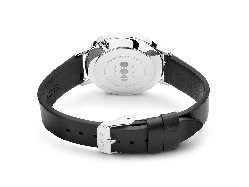 Authorized Distributor Komono Watch Unisex Harlow Black Silver [KOMONO] Men's KOM-W4121 [HARLOW]