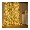 Christmas Wreath with Twinkling Fairy Lights Faux Olive Vine Garland Indoor Outdoor Holiday Decor for Fireplace Home