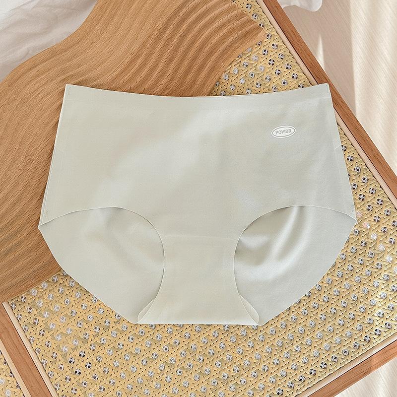 Thin Underwear Women Comfortable Breathable Girls No Trace Matching Color Middle Waist Antibacterial Briefs