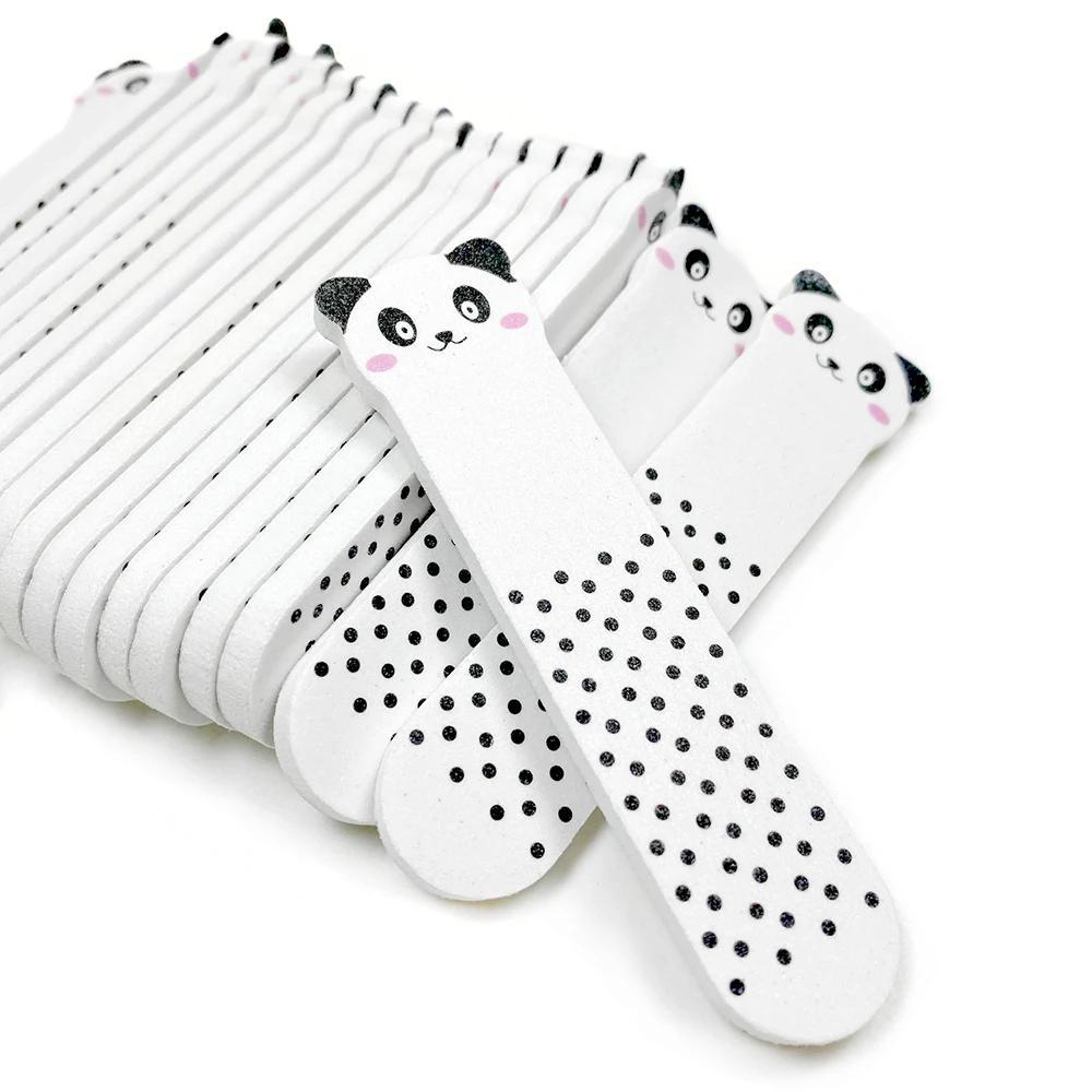 Cute Animals Mini Small Nail Buffer File Sandpaper Finger Tips Buffing File Manicure Salon Tools