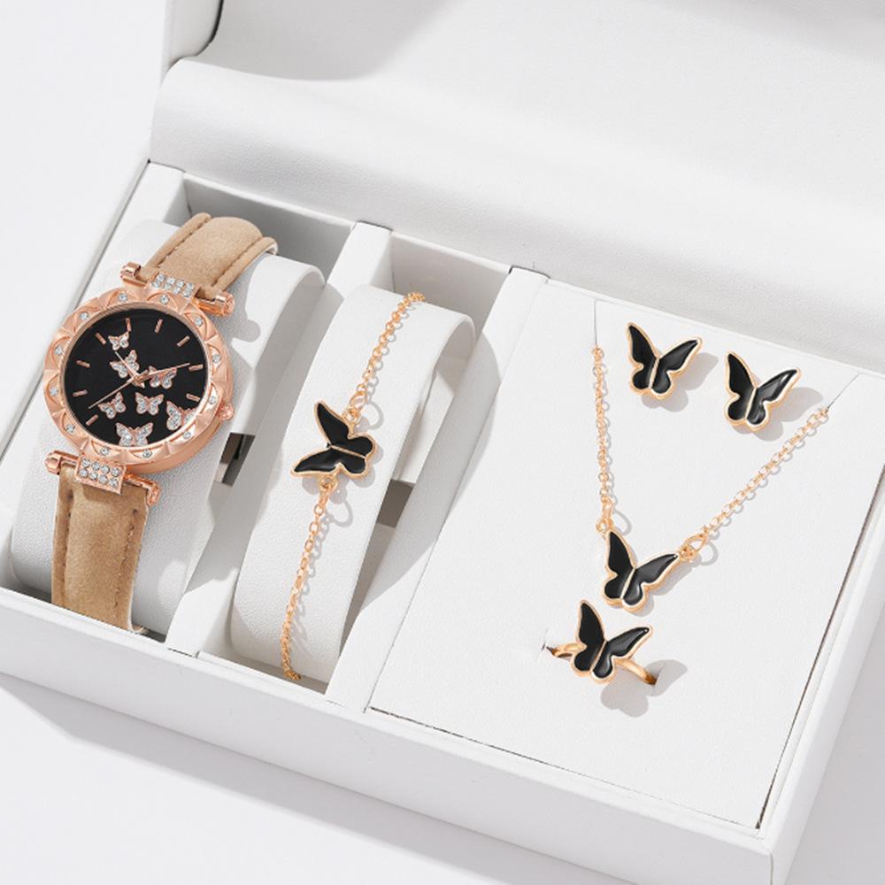 New Ladies Watch, Fashionable Personalized Simple Watch, Butterfly Digital Belt Watch