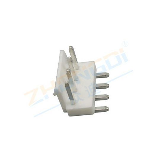 3.96mm Pitch Wafer Connector Right Angle Plug with Latch (2P-10P)