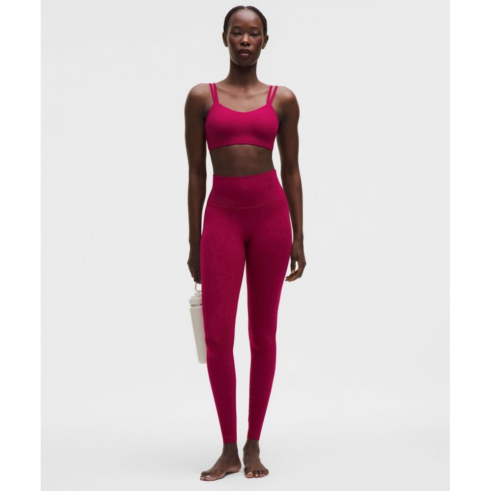 Lululemon Like A Cloud RiBBed BrA  Light Support  B C Cup Berry rumBle