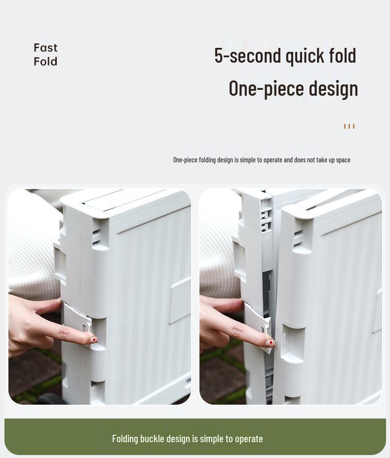 Compact Folding Shopping Cart for Groceries and Camping