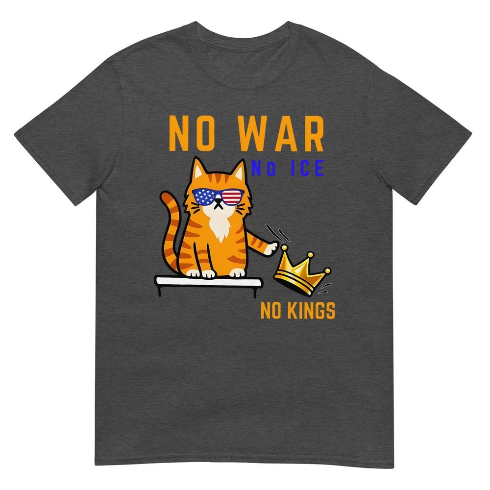 No Kings No Ice No Wars Cat Quote Tshirt
