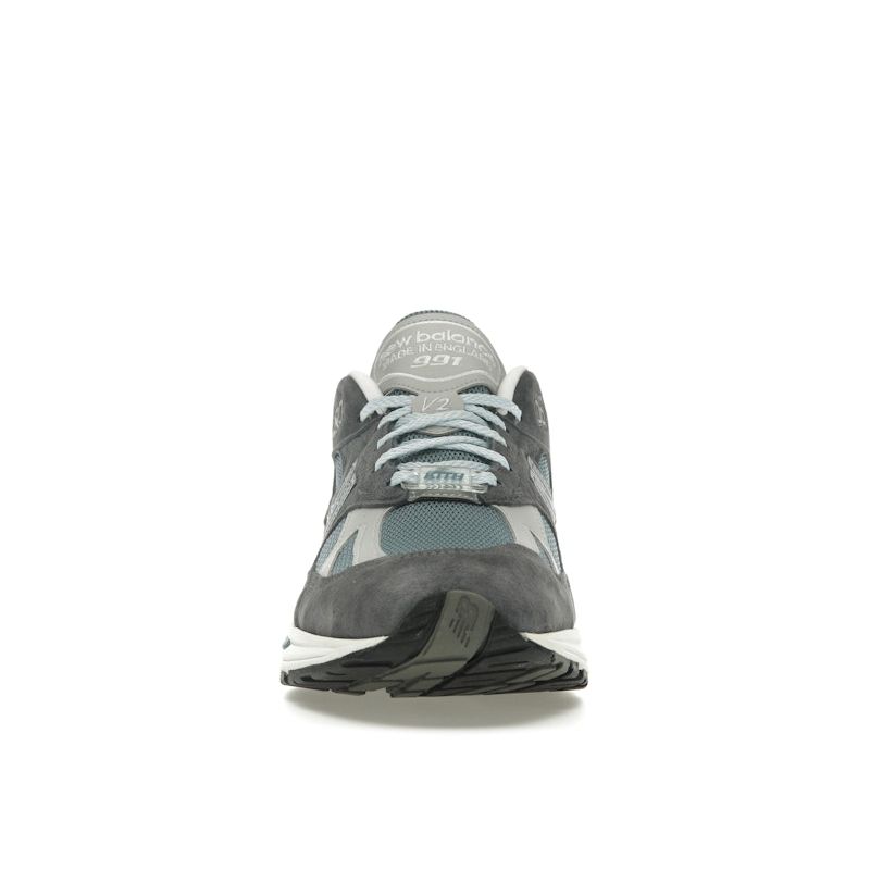Kith X New Balance 991v2 Made In England Osaka Pack Unisex Sneakers Blue Asphalt Lead U991KH2
