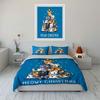Christmas Cat Tree Pattern Bedding Duvet Cover Set Duvet Cover Pillowcases  (1*Duvet Cover 2*Pillowcases, Without Duvet Insert)