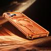 Oatsbasf Simple Design Phone Case for IPhone 17 Pro Max 17 Pro Metal Phone Cover W/ 360° Kickstand Anti-Drop Protection Bumper