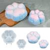Cute Cat Paw Pinch Mold for Making Cake Mousses Candy DIYs Craft Baking Mould Chocolate Muffins Cookie Molds Home Decors