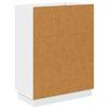 White Drawer Cabinet 66 x 34.5 x 87 cm Particleboard