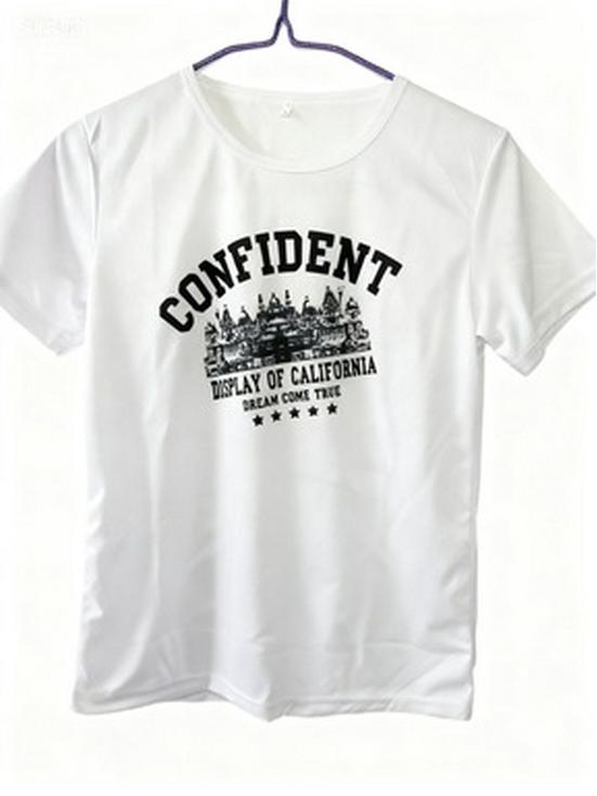 

Confident Castle Short Sleeve Casual Print T-shirt S