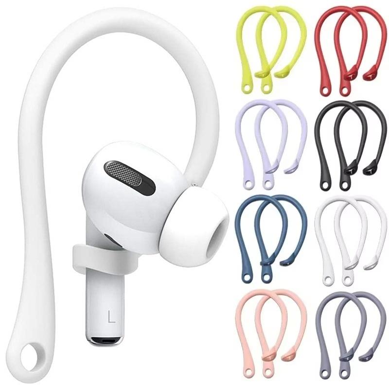 Bluetooth Earphone Silicone Earhook For AirPods 1 2 3 4 Pro Earpods Loop Clip Headset Ear Hook Replacement Headphone Accessories