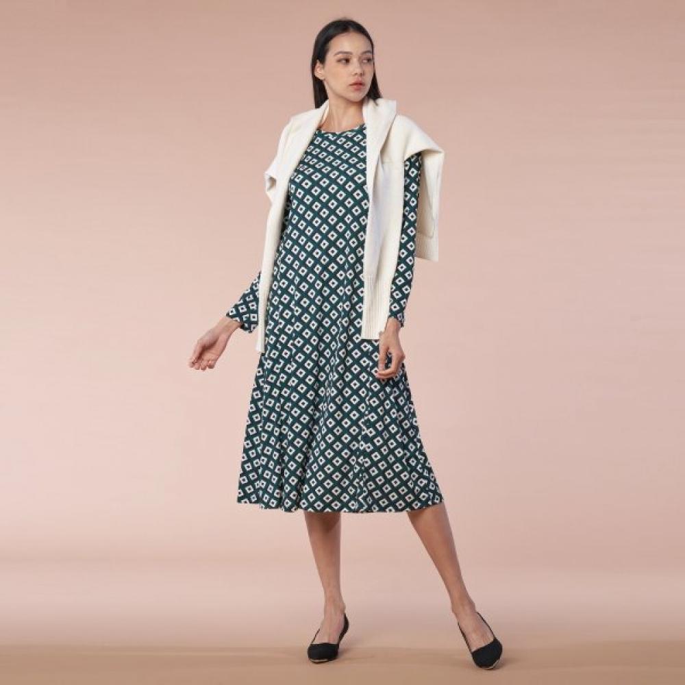 Lipbbam Creora Pfirsich Samt Langes Kleid Ldm52dg01