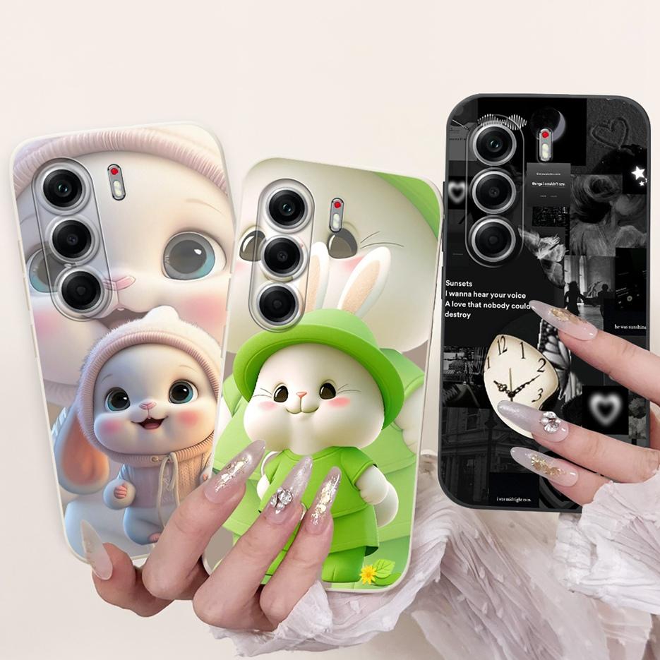 For Tecno Camon 40 Pro 5G Case CM7 Cute Cartoon Cover Soft TPU Phone Case For Tecno Camon40 Camon 40 Pro 4G CM6 Back Cover Coque