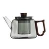 High Temperature Resistant Glass Teapot Filter Boiling Wooden Handle Electric Ceramic Stove Special Kung Fu Teaware Set