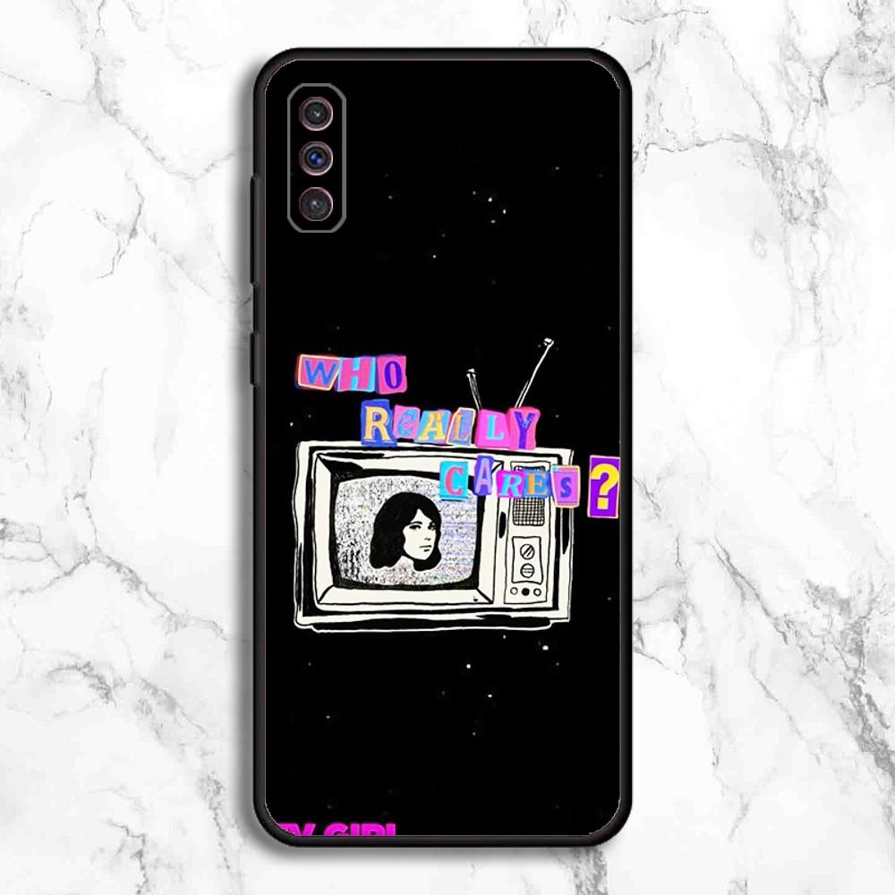TV Girl Music Phone Case For Samsung Galaxy A13,A21s,A22,A31,A32,A52,A53,A71,A80,A91 Soft Black Phone Cover