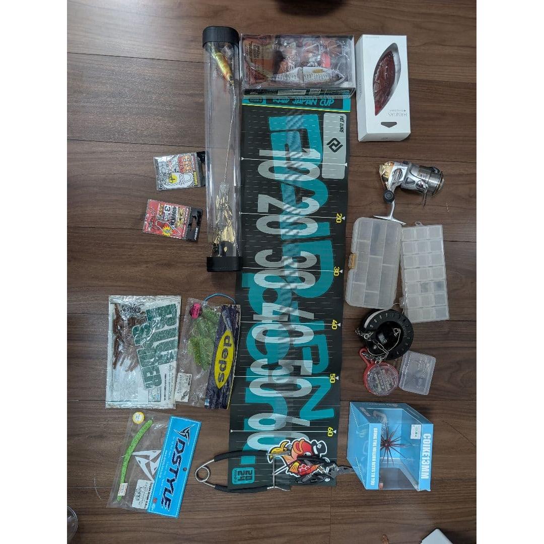 Used bass fishing set