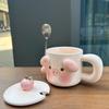 Holiday Gift for Girls Piggy Cup Gift for Best Friend Girlfriend Practical Water Cup Creative Gift Box Mug