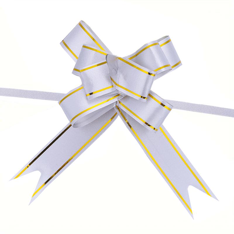 

Красочная ручная цветочная лента для упаковки подарков, свадеб, вечеринок, свадеб, рождественских украшений для дома, аксессуаров 20PCS серебряный