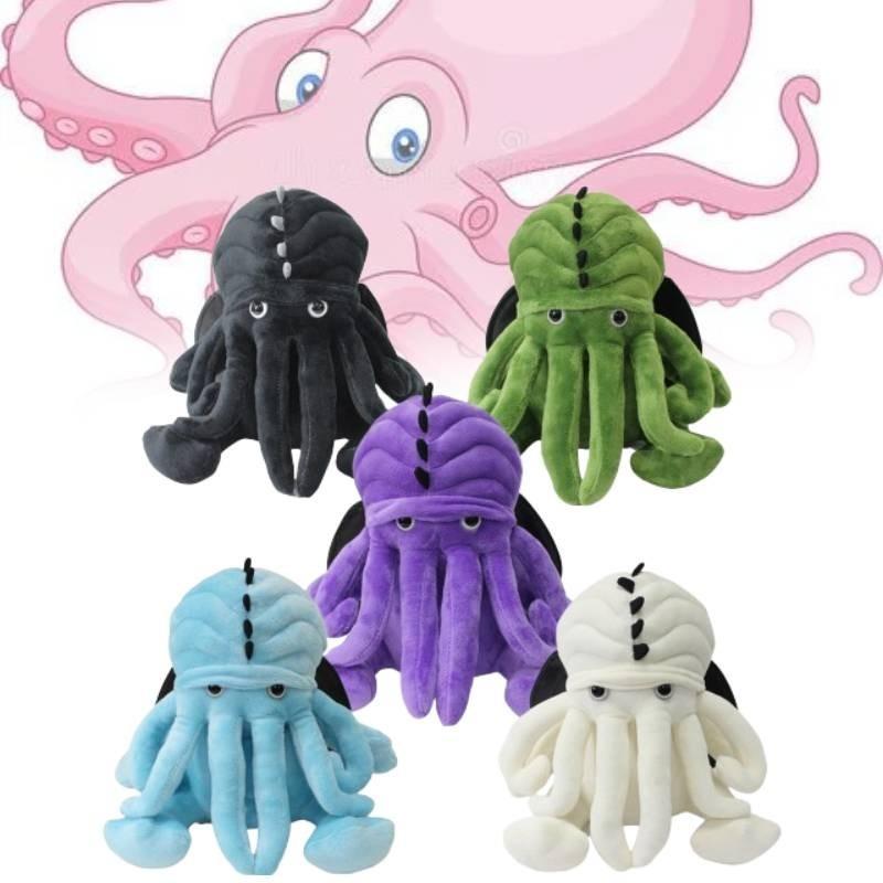 Plush Cthulhu Mythos Creature Series Soft Octopus Toy In Various Colors For Kids