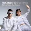 Maschera per Dormire Manta - Maschera per gli Occhi Oscurante - Zero Pressione sugli Occhi - Maschera per gli Occhi Regolabile