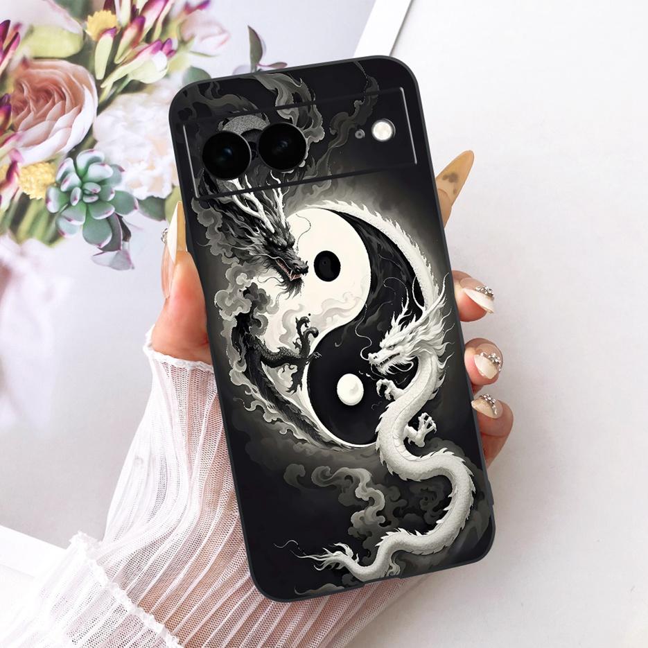 For Google Pixel 7A Case Pixel7 Pro Luxury Flower Butterfly Painted Cover Soft Silicone Case For Google Pixel 7 Pro Pixel7A Bags