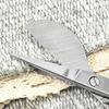 Stainless Steel Duckbill Applique Scissors Sturdy Sharp Sewing Embroidery Scissors  Carpet Cutter