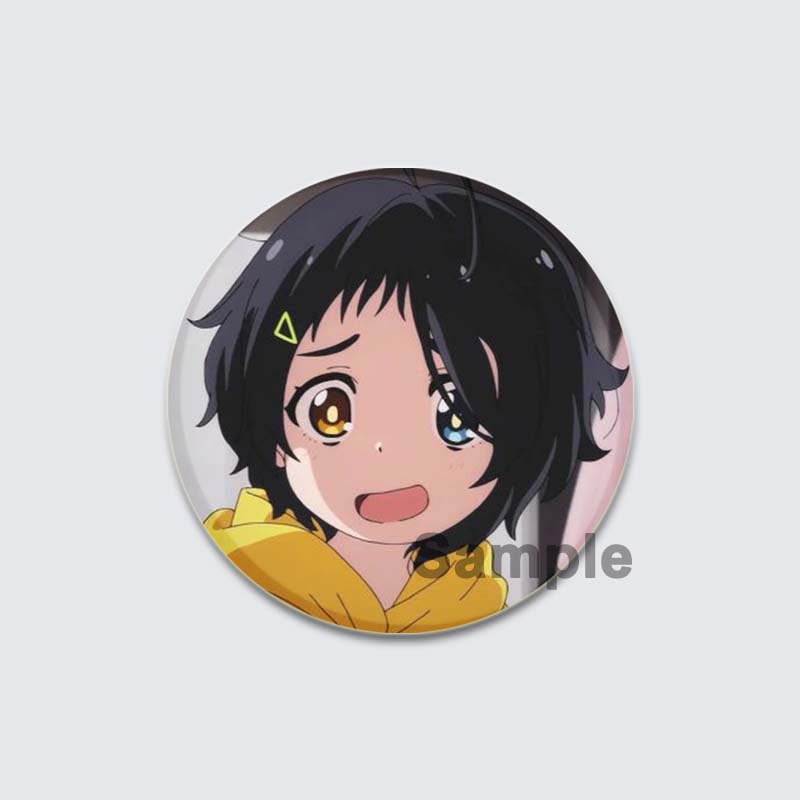 32/44/58mm Anime Wonder Egg Priority Brooch Cute Cartoon Girl Icon Badge Backpack Shirt Lapel Pin Creative Handmade Jewelry Accessorie Gift