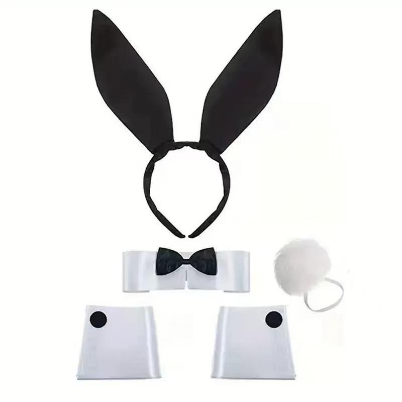 Cross-Border Bunny Ears Headband Set for Easter & Halloween