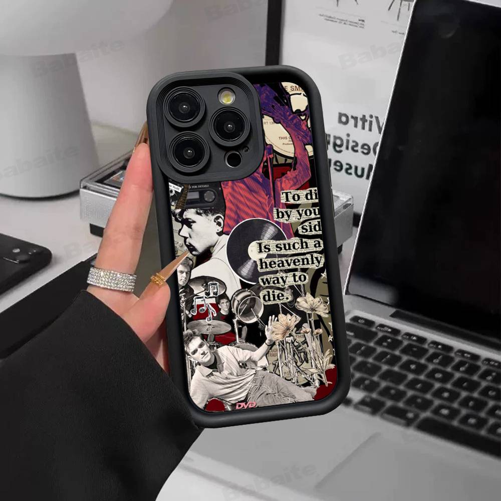 Band The S-Smiths Silicone Soft Phone Case For IPhone 17 16 14 13 12 11 15 Pro Max Plus Air Cover